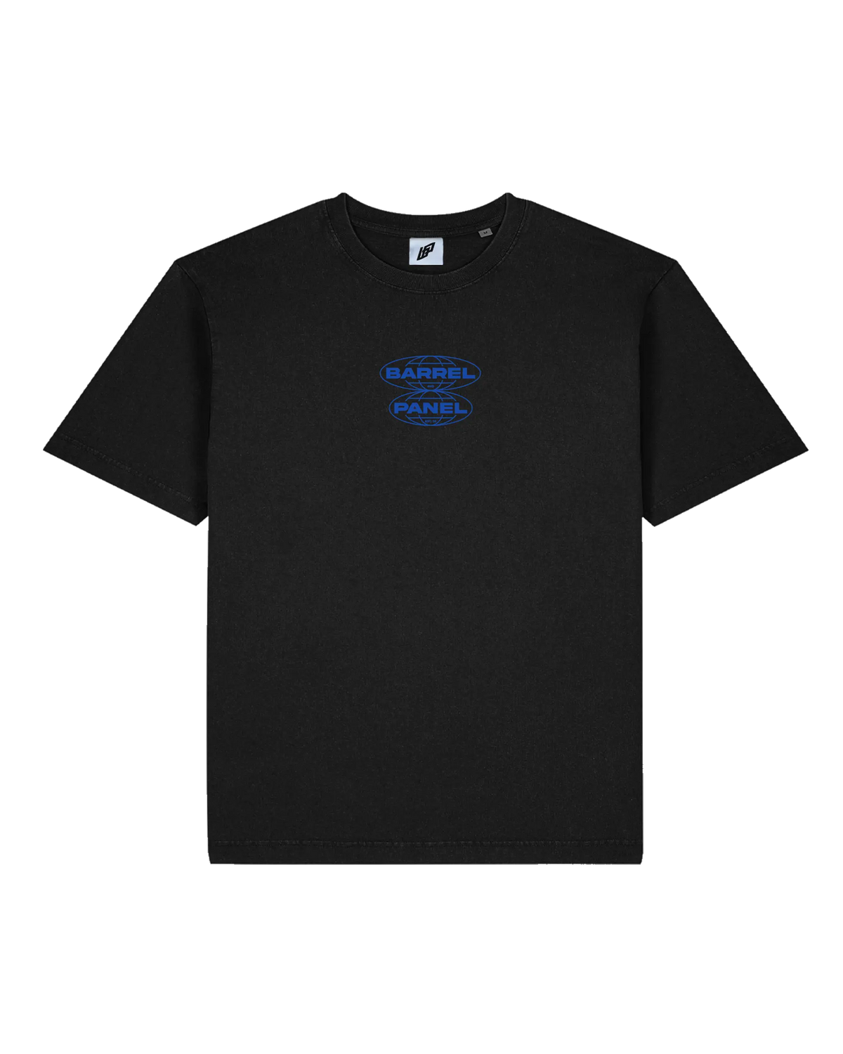 Barrel & Panel - T-Shirt Oversize - Double globe - Washed Black - photo 2