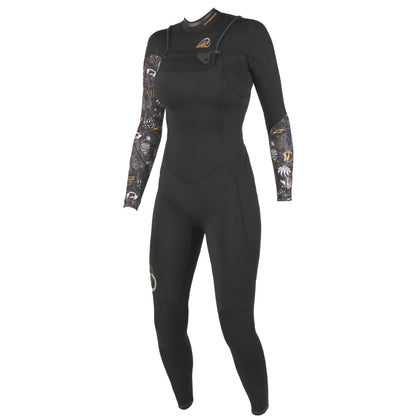 Soöruz - Fullsuit Women 3/2 FZ Divine Organic Oysterprene - noir - photo 1