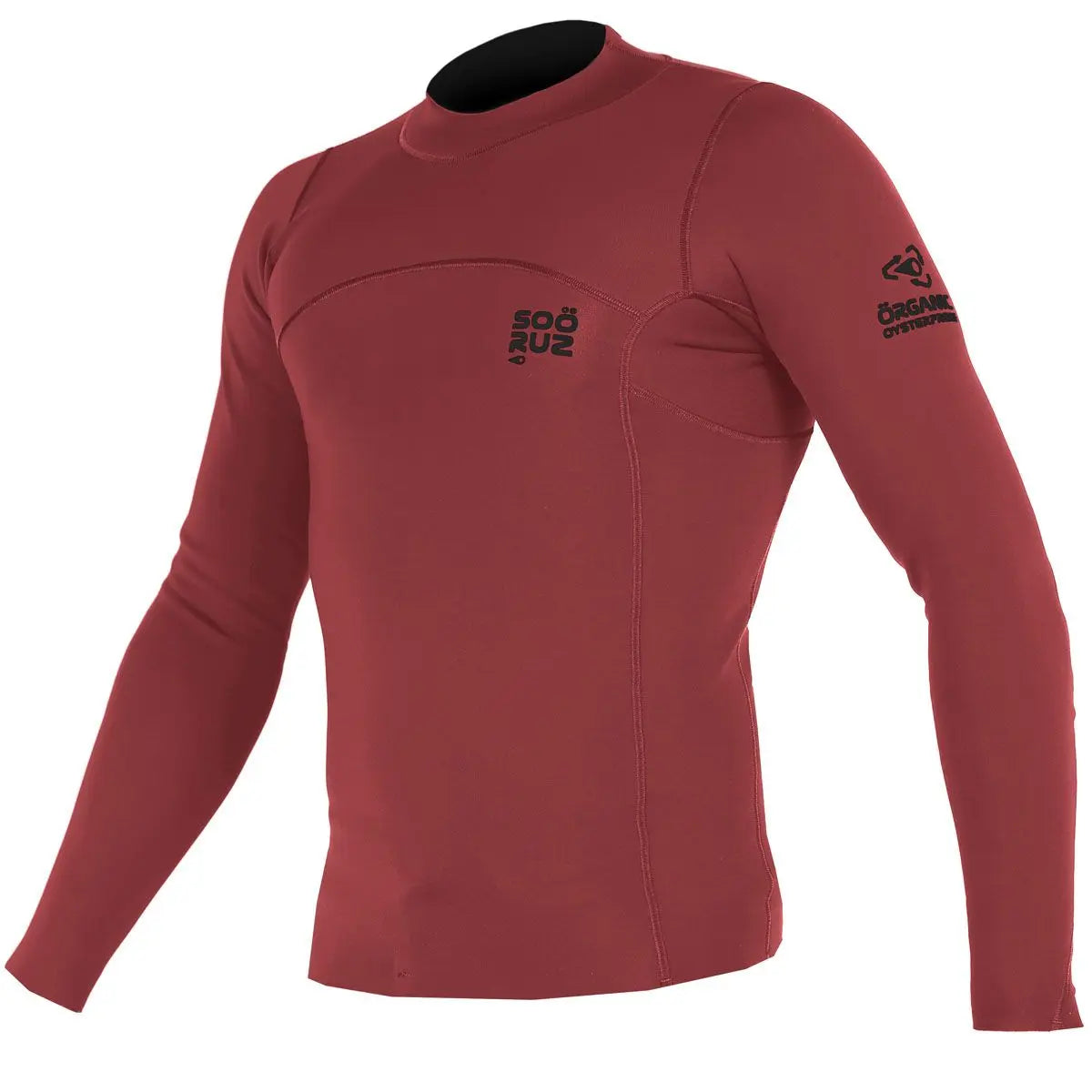 Soöruz - Top Men 1/1 LS Fighter Organic Oysterprene - rouge - photo 1