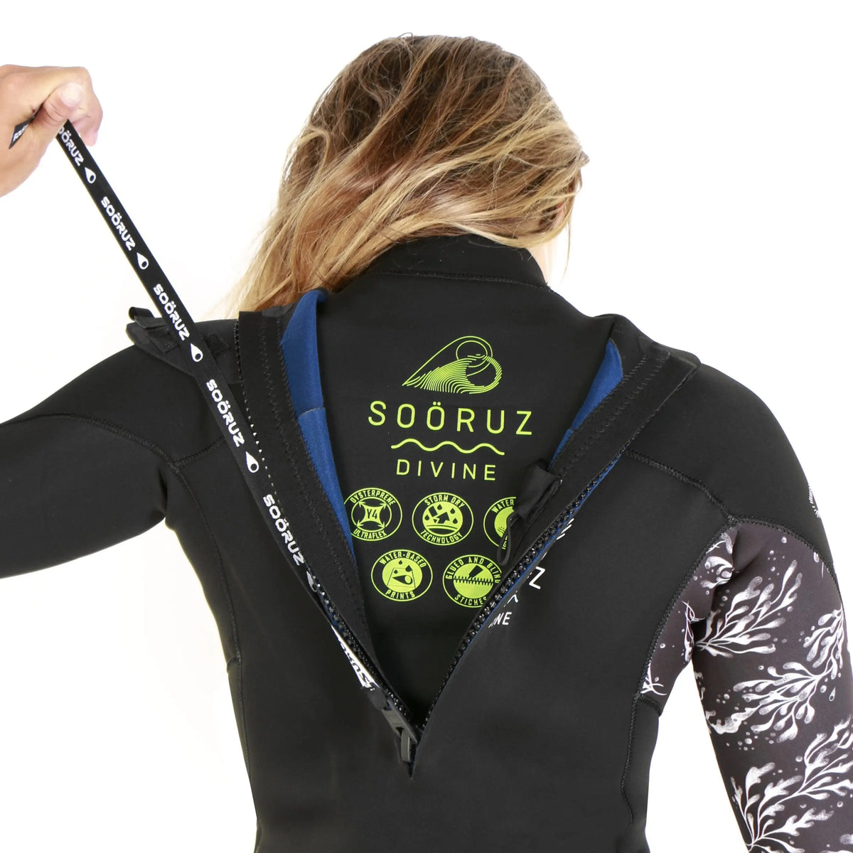 Soöruz - Fullsuit Women 4/3 BZ Divine Organic Oysterprene - noir - photo 3