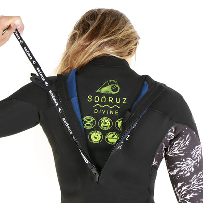 Soöruz - Fullsuit Women 4/3 BZ Divine Organic Oysterprene - noir - photo 3