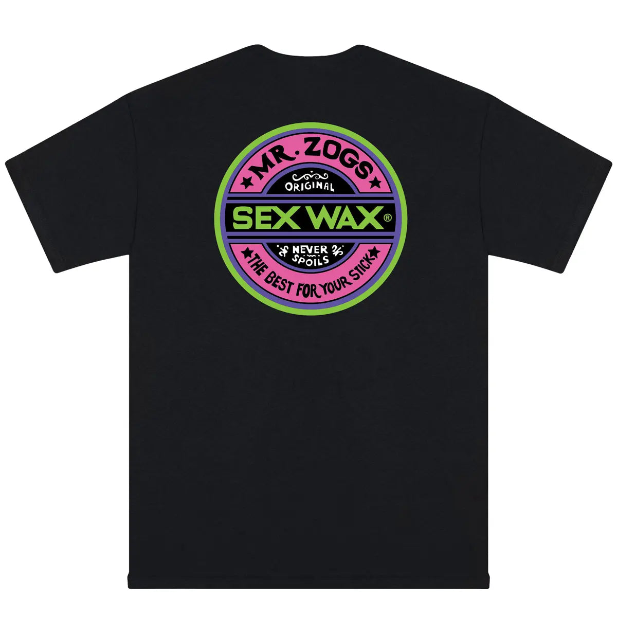 Sexwax - T-Shirt Fluoro Black - Pack 6 pcs (1S-2M-2L-1XL) - photo 2