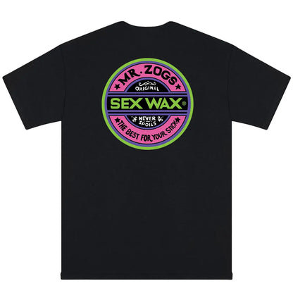 Sexwax - T-Shirt Fluoro Black - Pack 6 pcs (1S-2M-2L-1XL) - photo 2
