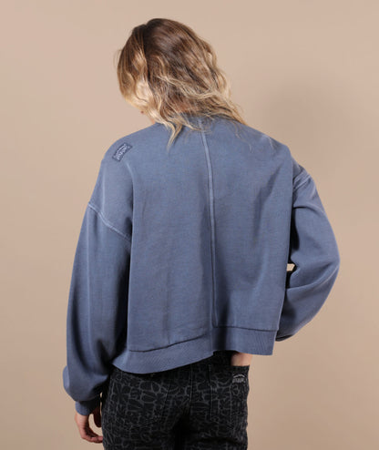 Oxbow - Sweats & hoodies - Peace bleu - photo 2