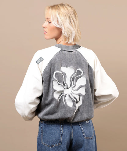 Oxbow - Sweats & hoodies - Warpedflo gris - photo 2