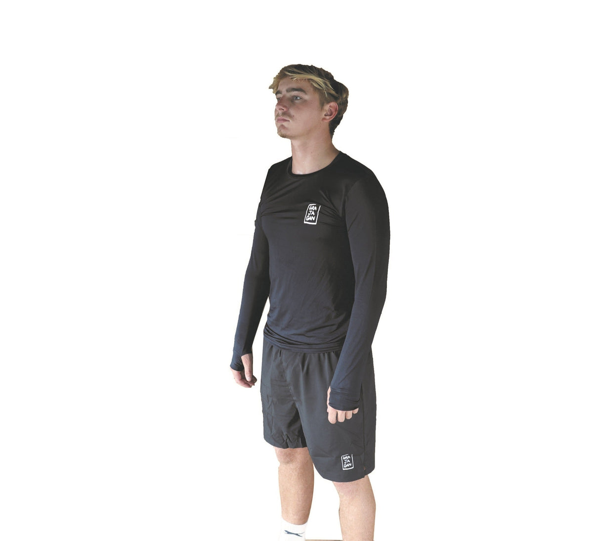 Grajagan - T-shirts manches longues - Top UV - Long sleeve noir - photo 2