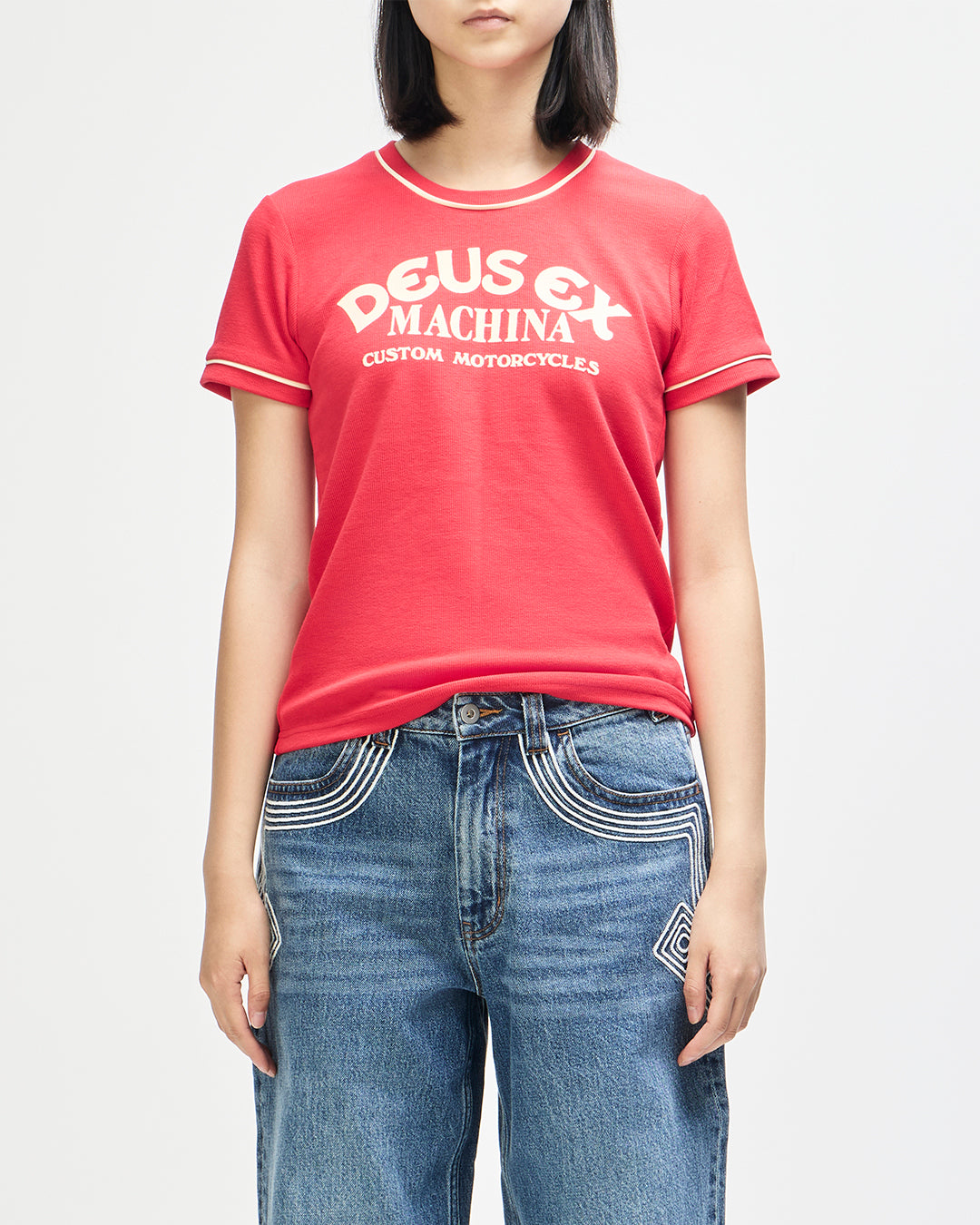 Deus ex machina - T-shirts - Lost World Tee rouge - photo 1