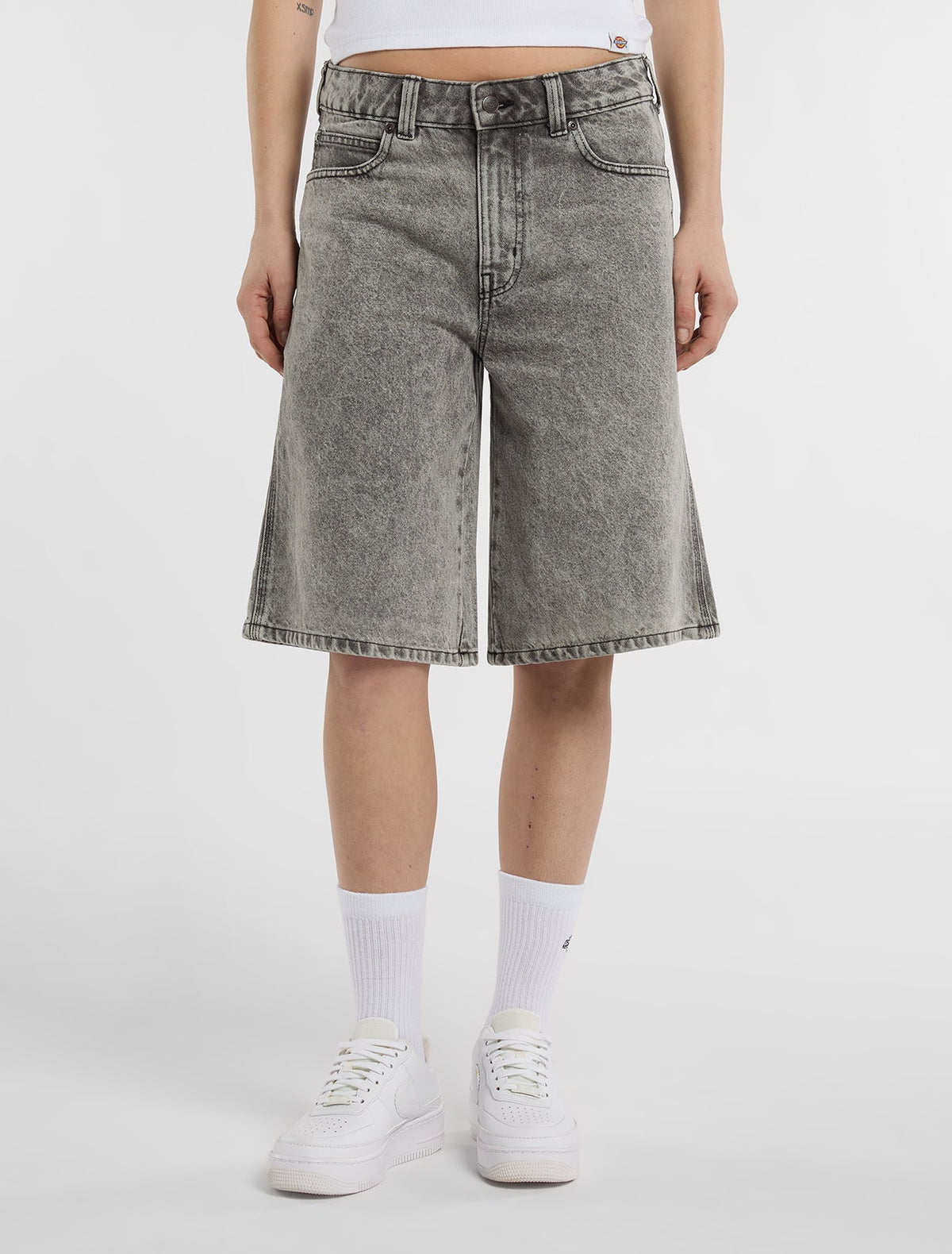 Dickies - Shorts - 13 in loose denim heritage gris - photo 1