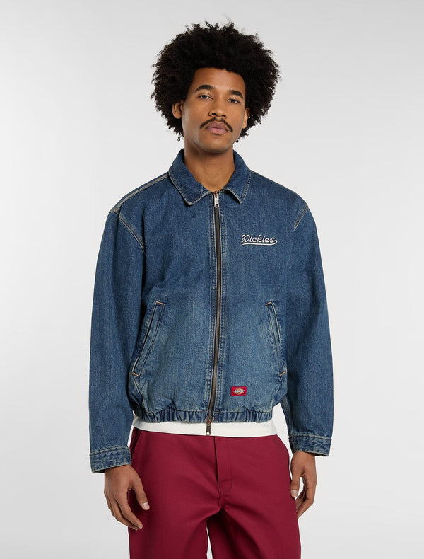 Dickies - Vestes & surchemises - Edgewood unlined DNM mid blue bleu - photo 1