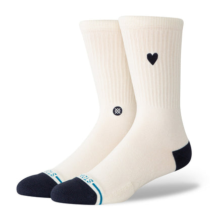Stance - Chaussettes - Heart crew beige - photo 1