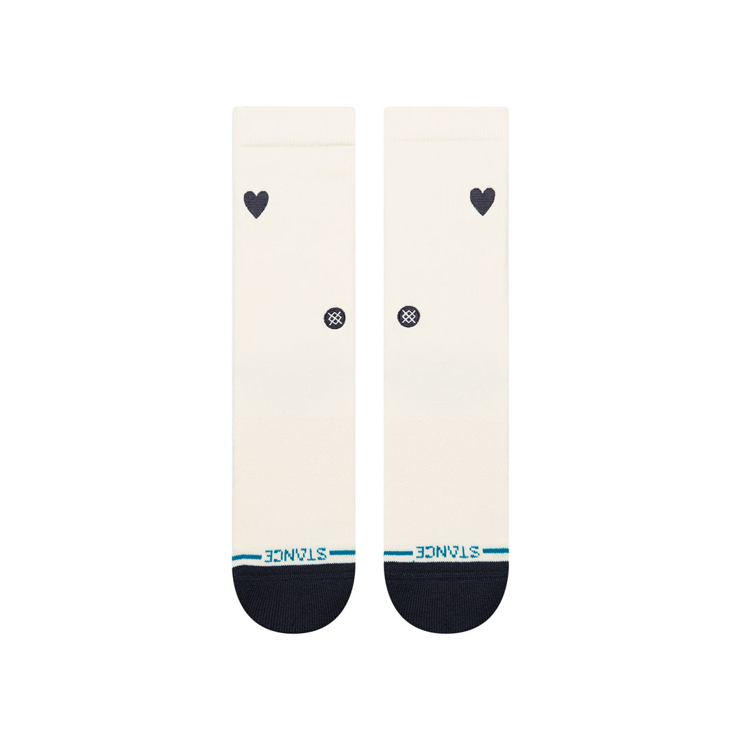 Stance - Chaussettes - Heart crew beige - photo 2