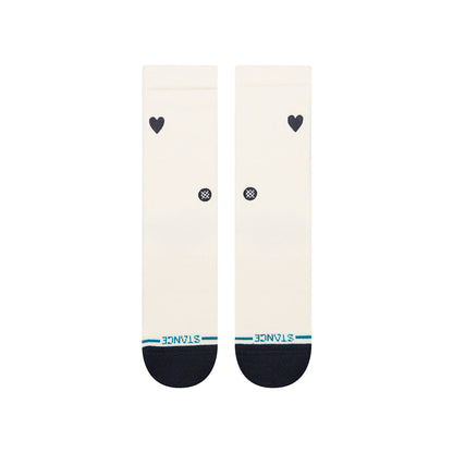 Stance - Chaussettes - Heart crew beige - photo 2