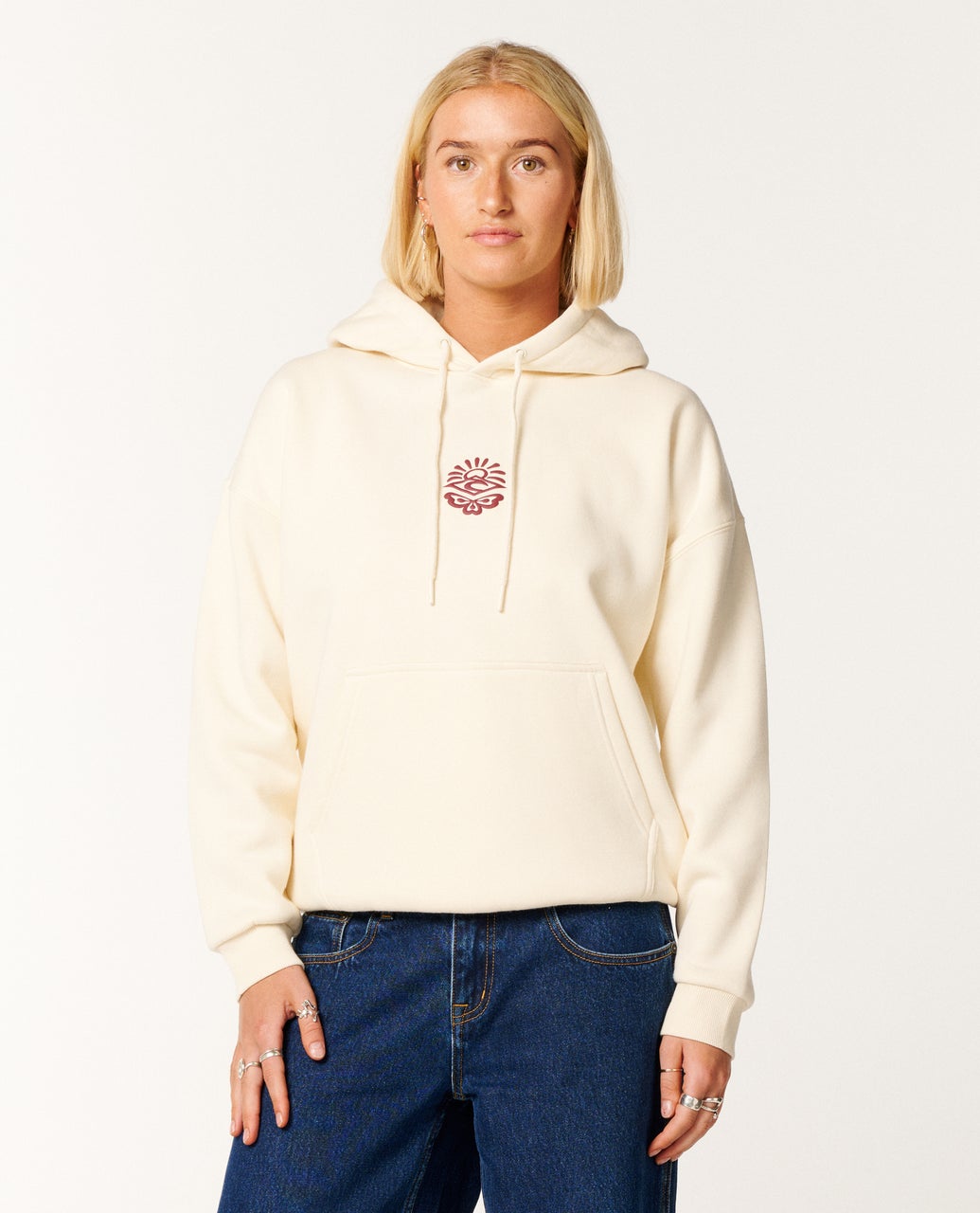 Rip curl - Sweats & hoodies - Icons Of Surf Relaxed Hood blanc - photo 1