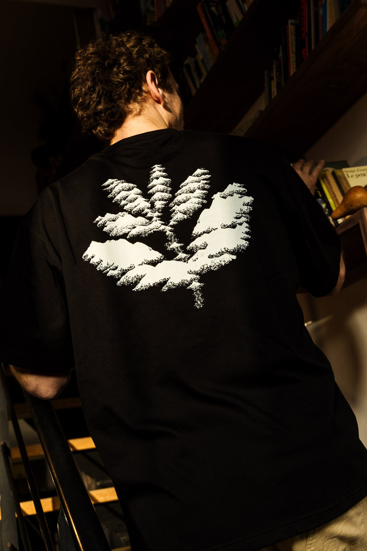 Magenta - T-shirts - Mountains tee Black - photo 3