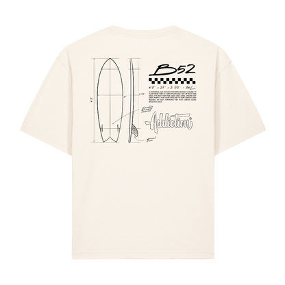 Addiction - T-Shirt Regular - B52 - Beige - Face arrière