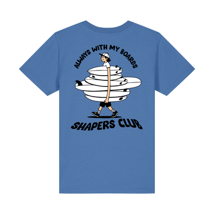 Shapers Club - T-Shirt Kids - My boards - Bleu - Face arrière
