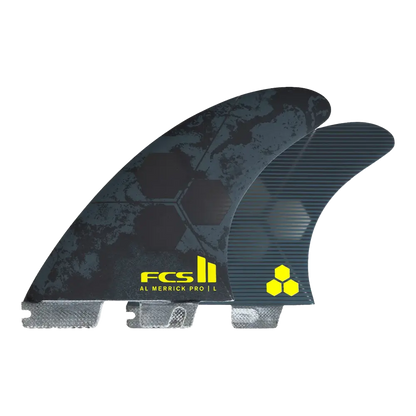 Ailerons Thruster FCS Ⅱ - Carver Shapers series (Al Merrick) PG Performance Glass - Large - Noir Surfshop - Shapers Club House