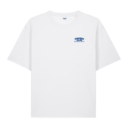Shapers Club - T-Shirt Oversize - Good friend maker - Blanc - Face avant