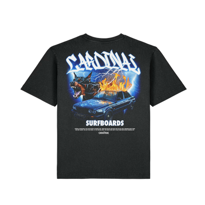 Cardinal - T-Shirt Oversize - BM & Doggo - Noir - Face arrière
