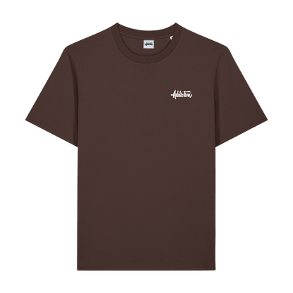 Addiction - T-Shirt Regular - Connection - Marron - Face avant