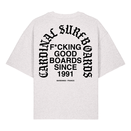 Cardinal - T-Shirt Oversize - Gothic punchline - Gris - Face arrière
