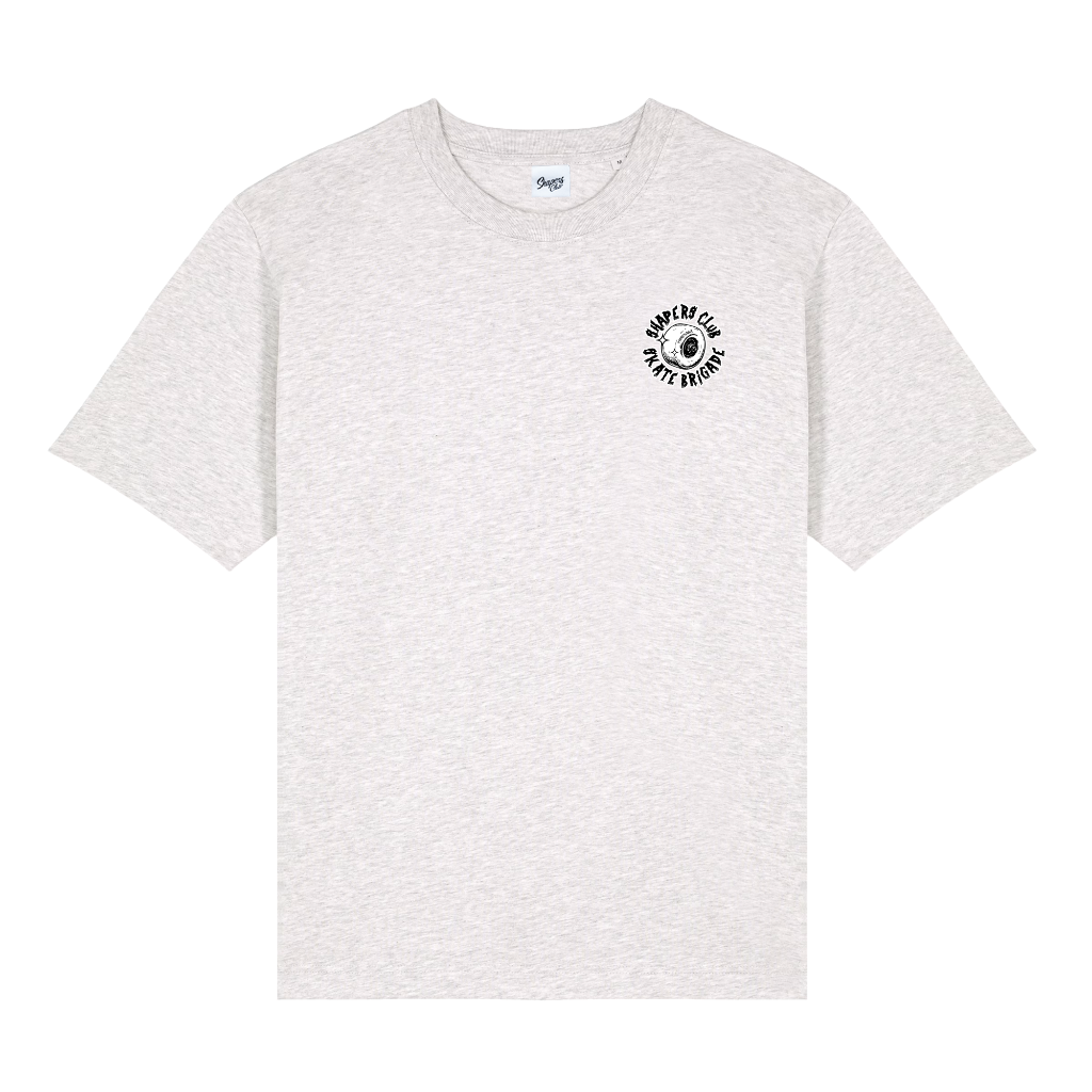 Shapers Club - T-Shirt Oversize - Zorlac - Gris - Face avant