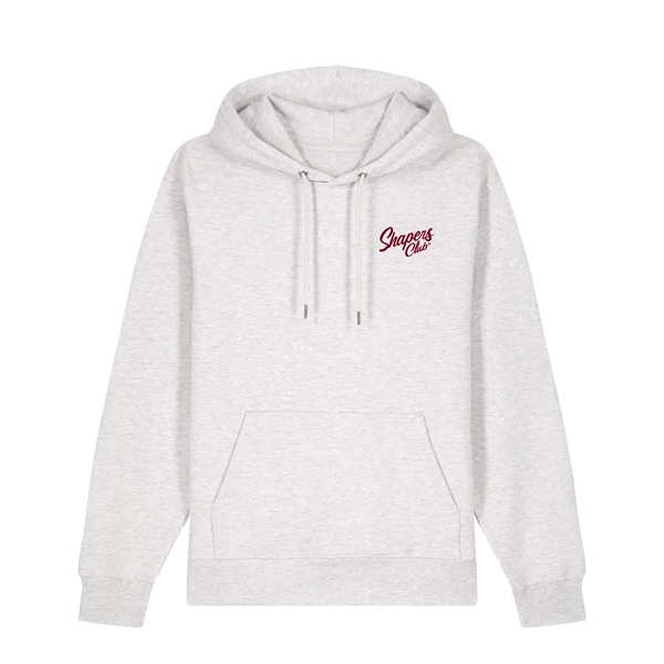 Shapers Club - Hoodie - Classic logo RED - Gris - Face avant