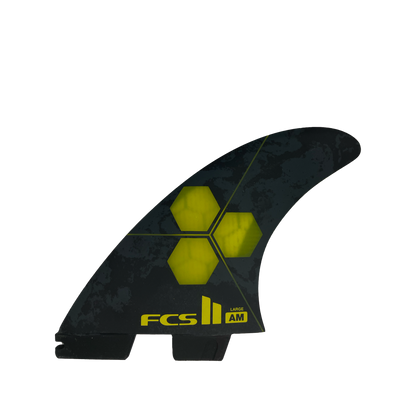 Ailerons Thruster FCS Ⅱ - Carver Shapers series (Al Merrick) PC Performance Core - Large - Jaune