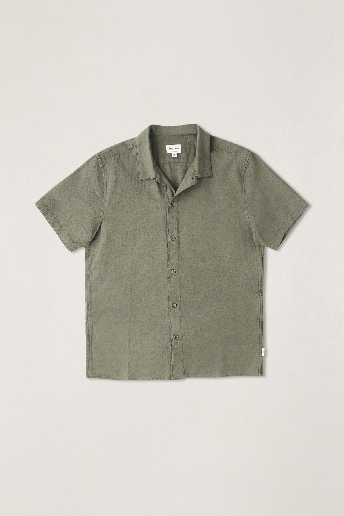 LINEN SS TSHIRT VERT TAH5 - photo 1