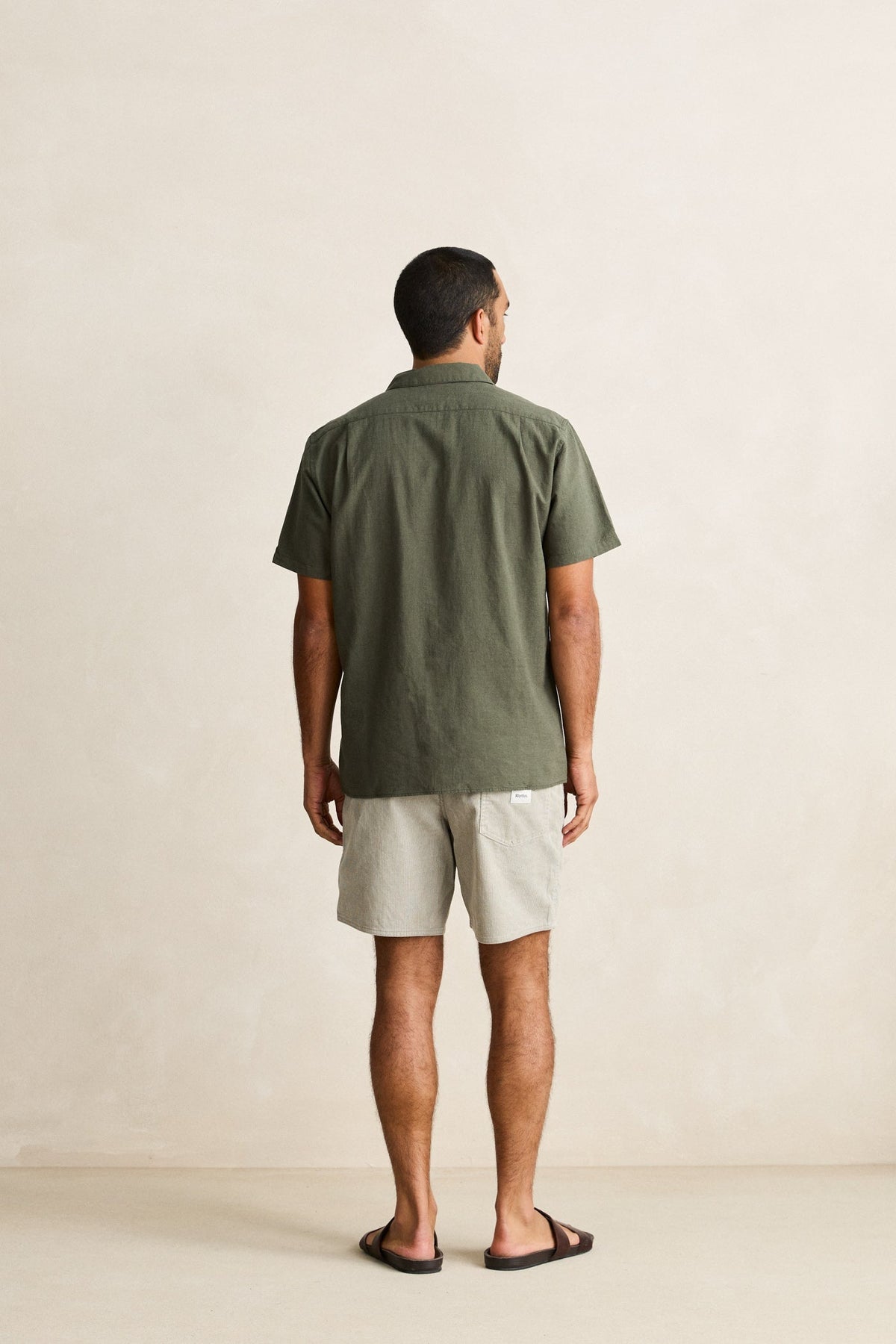 LINEN SS TSHIRT VERT TAH5 - photo 2