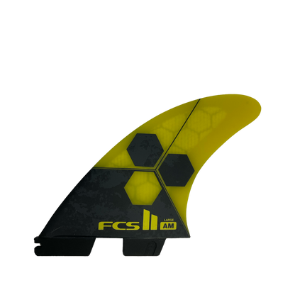 Ailerons Thruster FCS Ⅱ - Carver Shapers series (Al Merrick) PC Performance Core - Large - Jaune