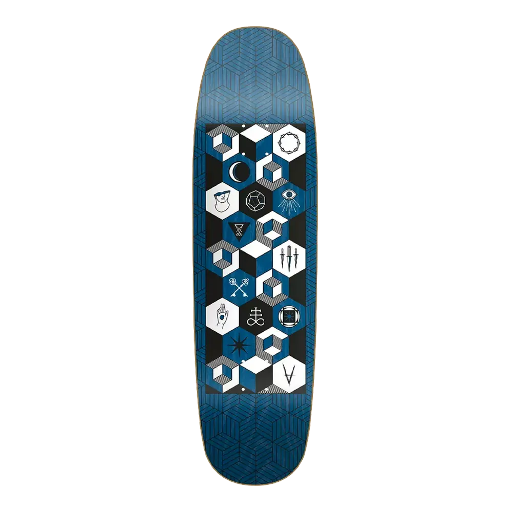 Antiz – Plateau de skateboard – Mystic 2 bleu pool shape Iron distribution