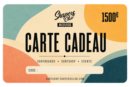 CARTE CADEAU SHAPERS CLUB Shapers Club