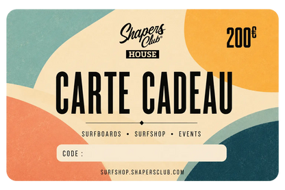 CARTE CADEAU SHAPERS CLUB Shapers Club