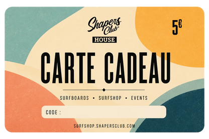 CARTE CADEAU SHAPERS CLUB Shapers Club