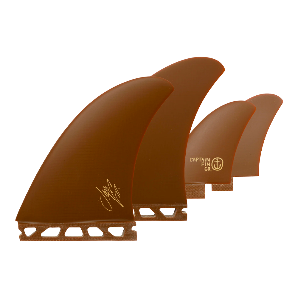 Captain fin & Co - Aileron twinzer - Jeff McCallum single tab marron