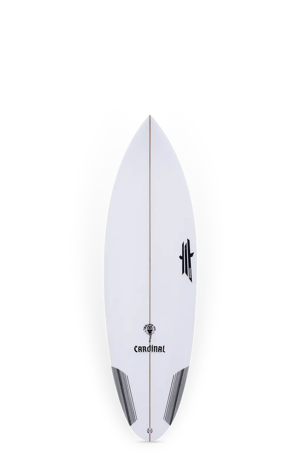 Cardinal surfboards - Twin perf round pin channel - 5'7" x 19 1/2" x 2 3/8" - 26,8L Shapers club