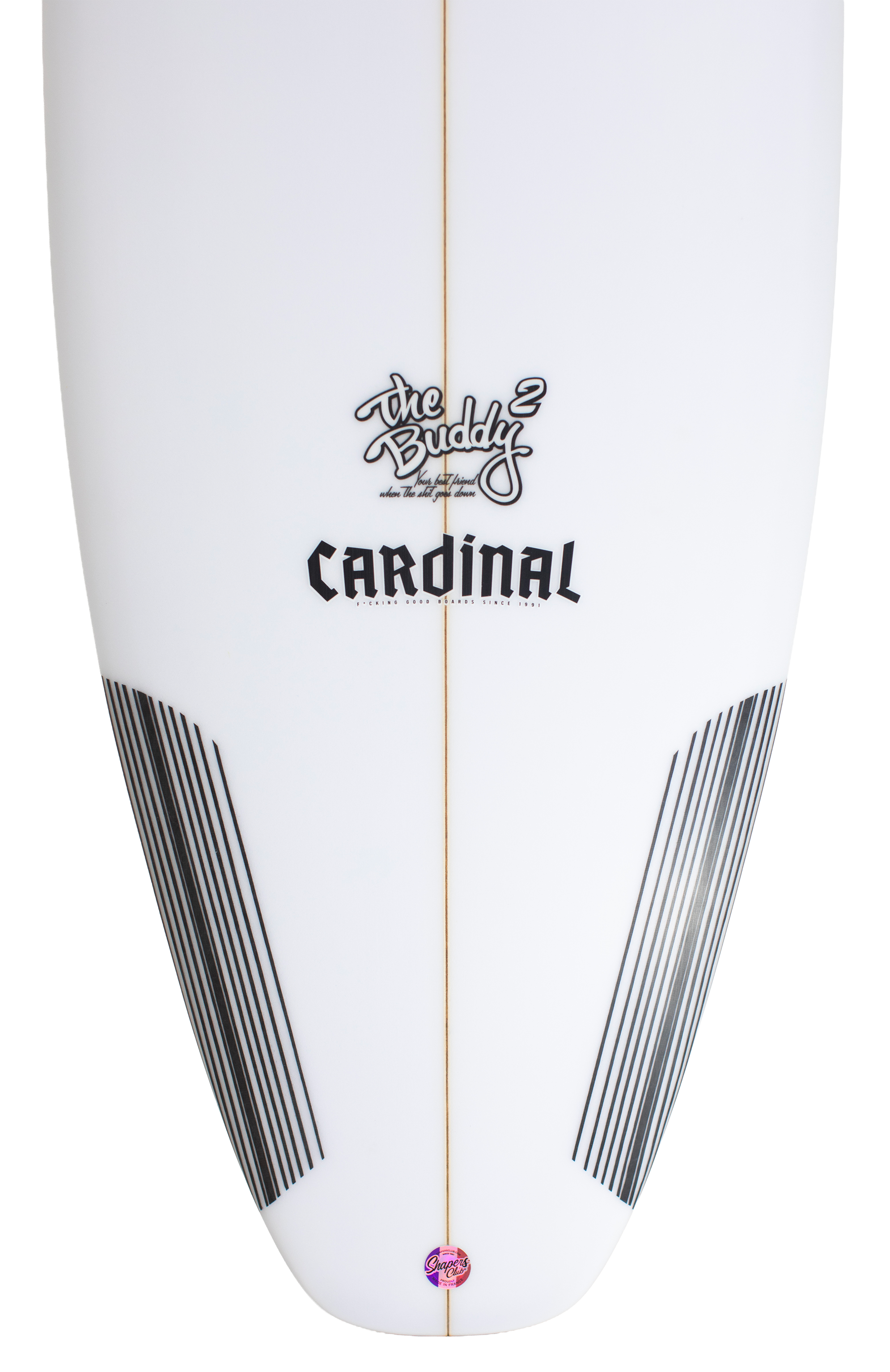 Cardinal surfboards - Buddy 2 - 5'8" x 19" 1/4 x 2" 3/8 - 27.5L Shapers club