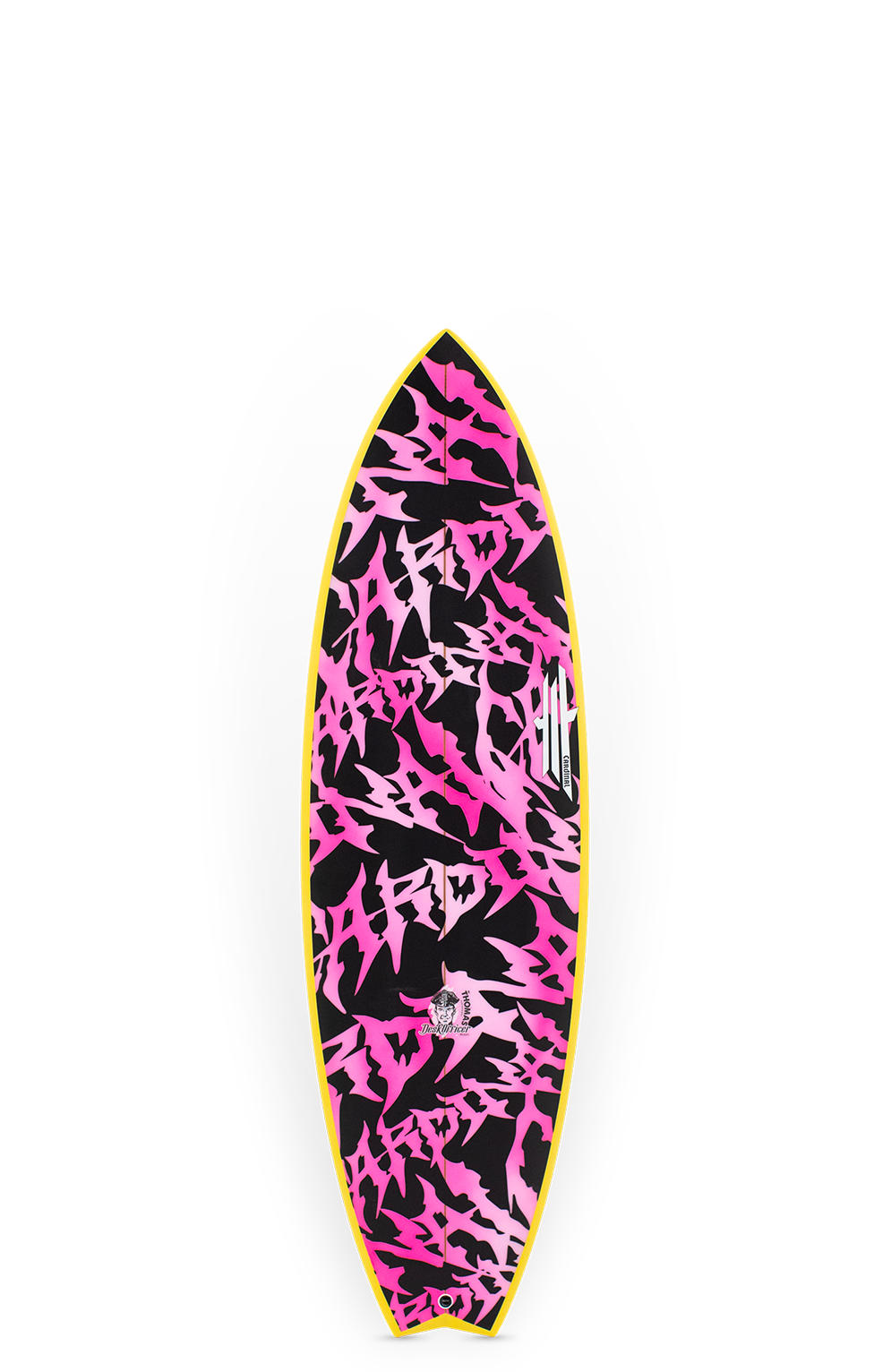 Cardinal surfboards - Desk officer - 5'10" x 20" x 2 5/8" - 31,8L rose