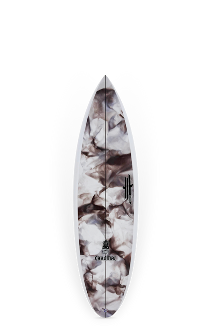 Cardinal surfboards - Monster fins twinzer round tail - 6'0" x 20 1/4" x 2 1/2" - 32.7L Shapers Club