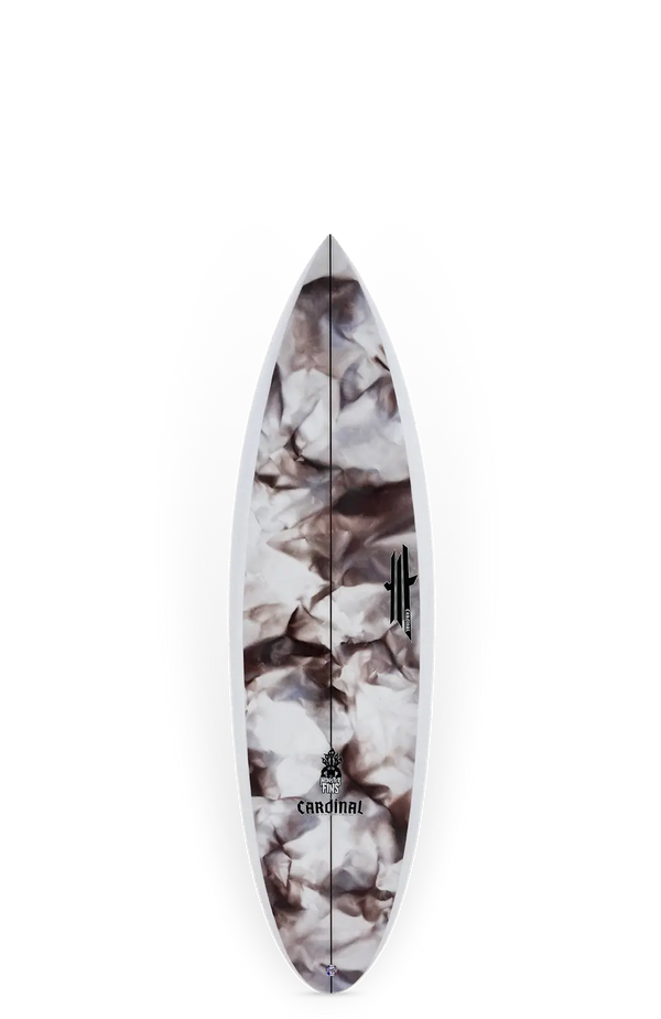 Cardinal surfboards - Monster fins twinzer round tail - 6'0" x 20 1/4" x 2 1/2" - 32.7 Cardinal Surfboards