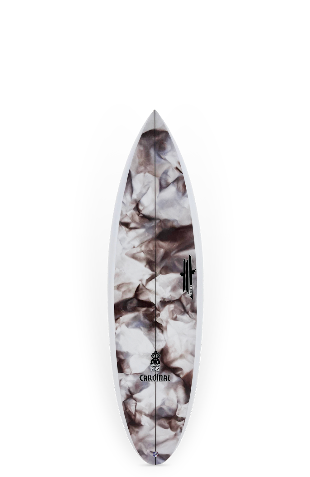 Cardinal surfboards - Monster fins twinzer round tail - 6'0" x 20 1/4" x 2 1/2" - 32.7L Shapers Club