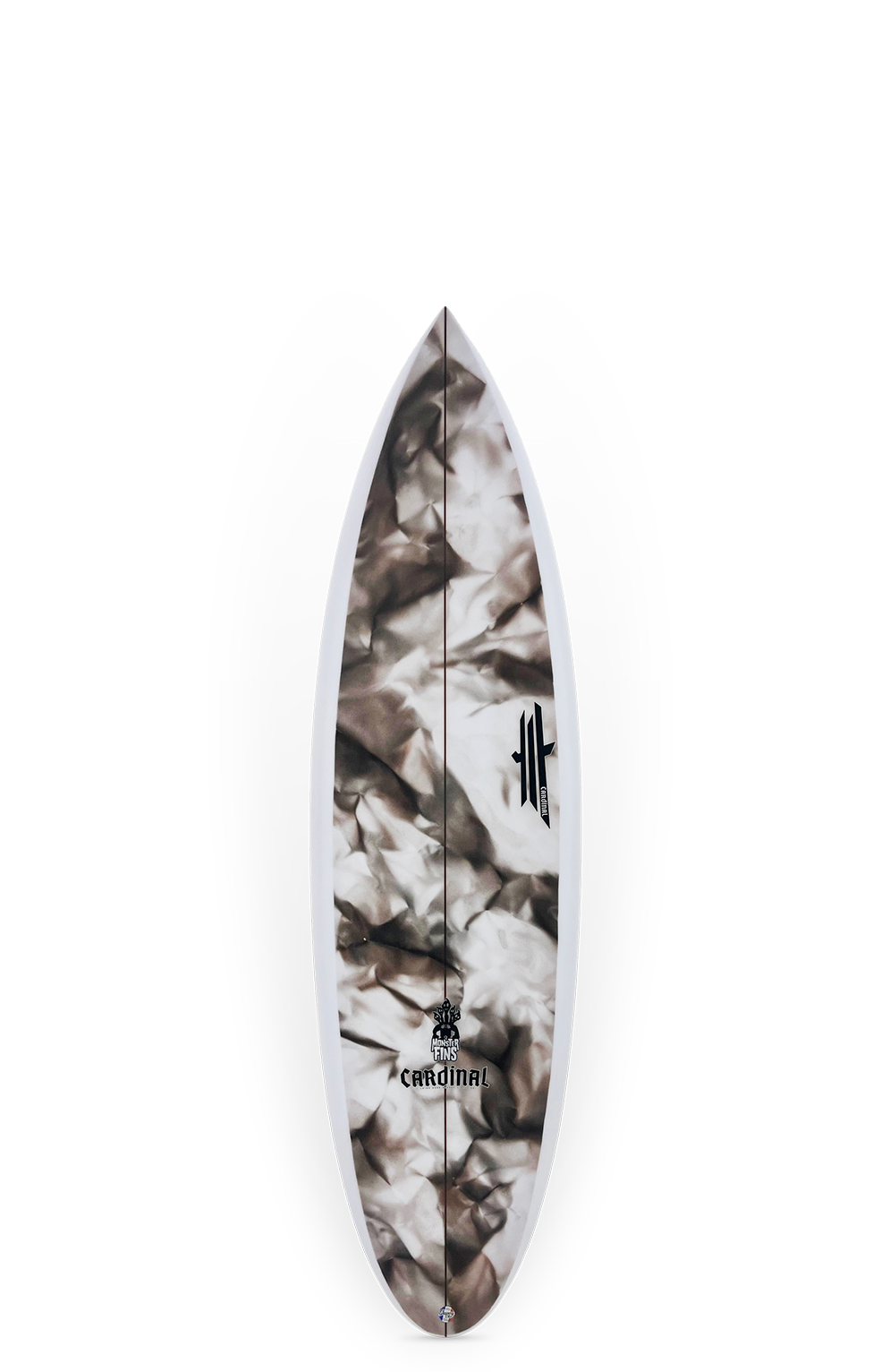 Cardinal surfboards - Monster fins twinzer round tail - 6'2" x 20 1/2" x 2 5/8" - 35.0L Shapers Club