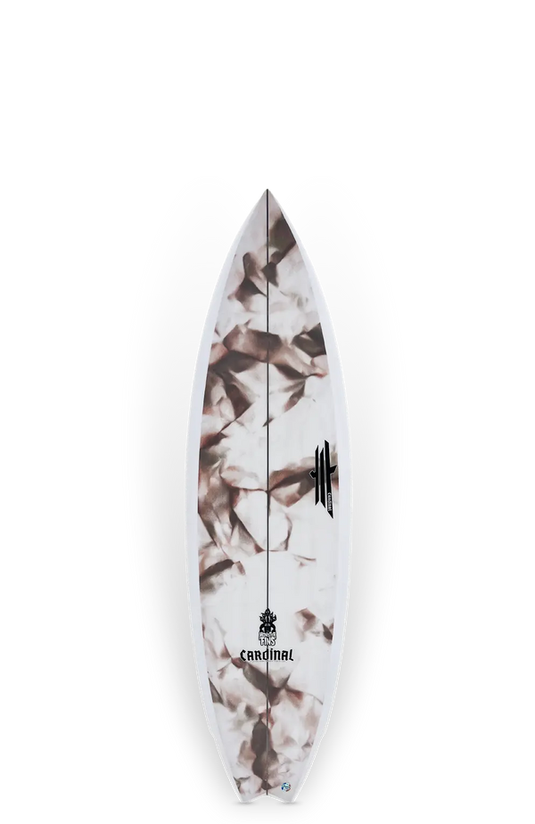 Cardinal surfboards - Monster fins twinzer swallow - 6'0" x 20 1/4" x 2 1/2" - 32.4 Cardinal Surfboards