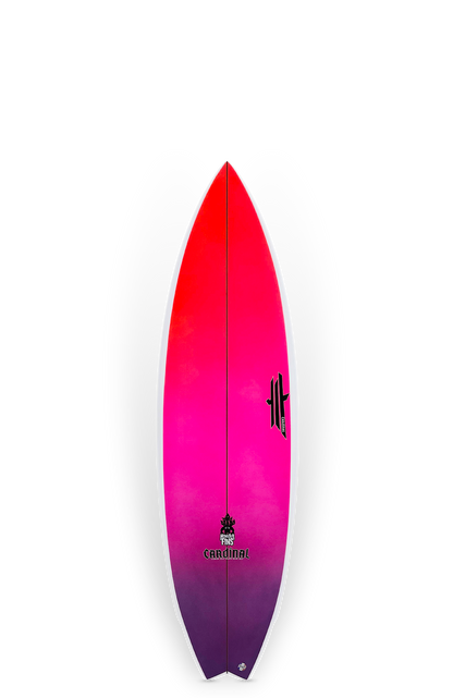 Cardinal surfboards - Monster fins twinzer swallow - 6'0" x 20 1/4" x 2 1/2" - 32.4L Shapers Club