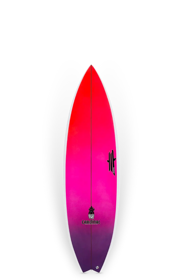 Cardinal surfboards - Monster fins twinzer swallow - 6'0" x 20 1/4" x 2 1/2" - 32.4 Cardinal Surfboards