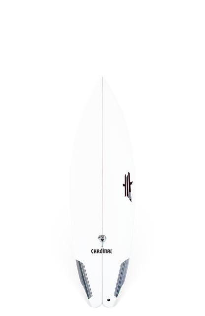 Cardinal surfboards - Twin perf baby channels - 5'8" x 20 3/8" x 2 7/16" Cardinal Surfboards