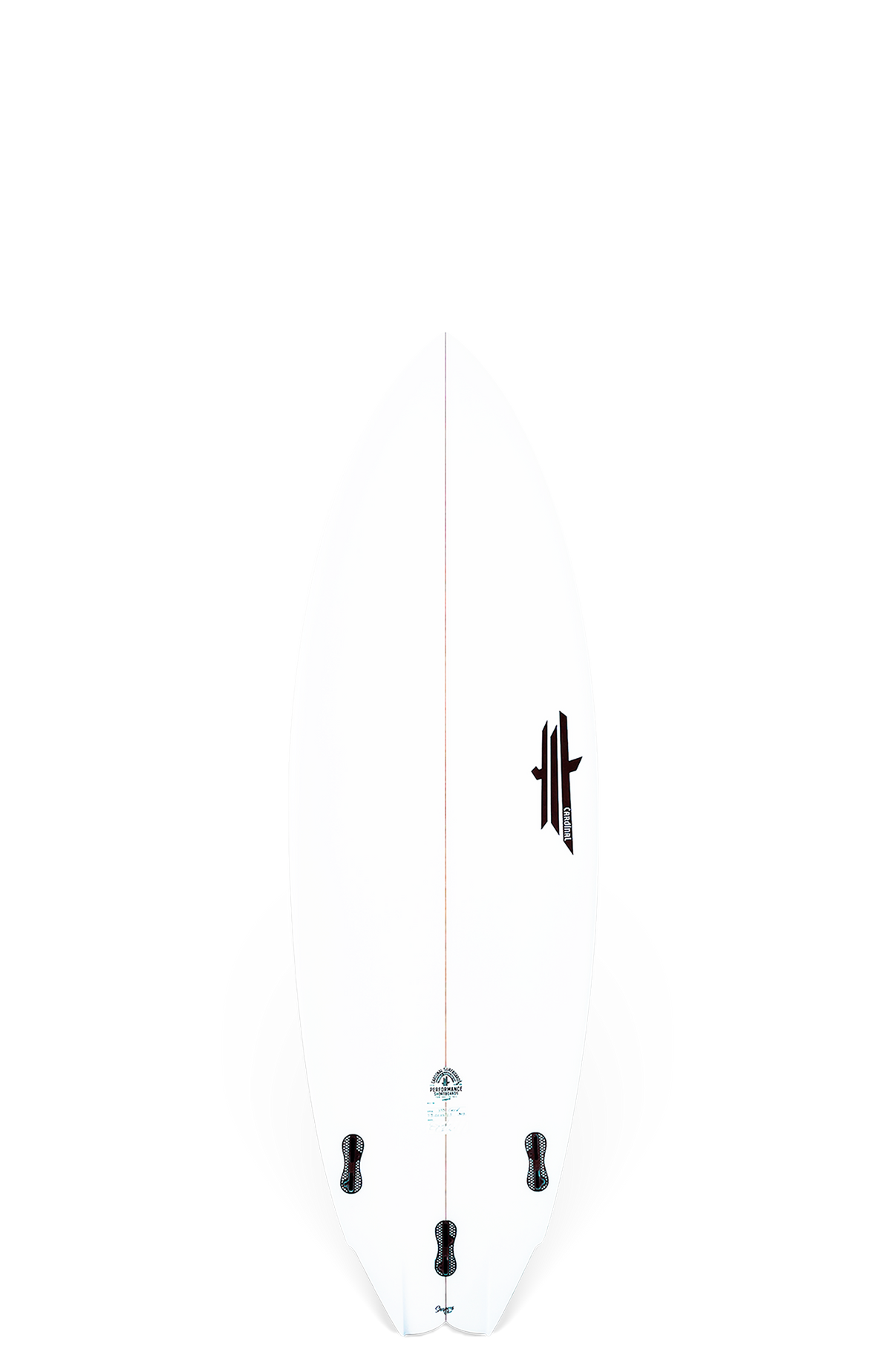 Cardinal surfboards - Twin perf baby channels - 5'8" x 20 3/8" x 2 7/16" Cardinal Surfboards
