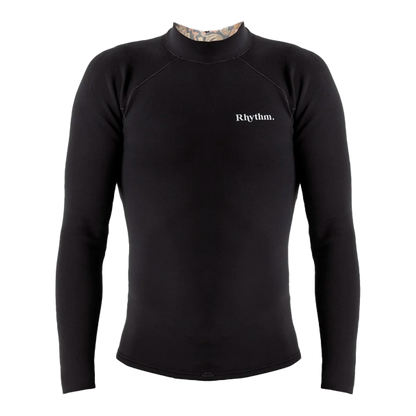 Rhythm - Top néoprène homme - Classic veste back zip noir
