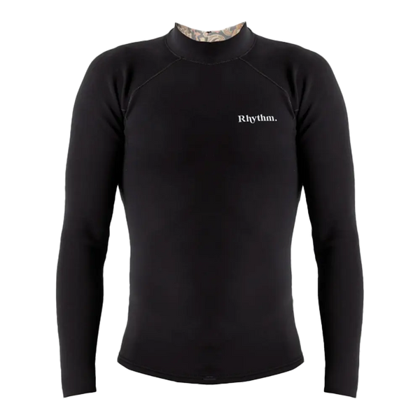 Rhythm - Top néoprène homme - Classic veste back zip noir Surfshop - Shapers Club House